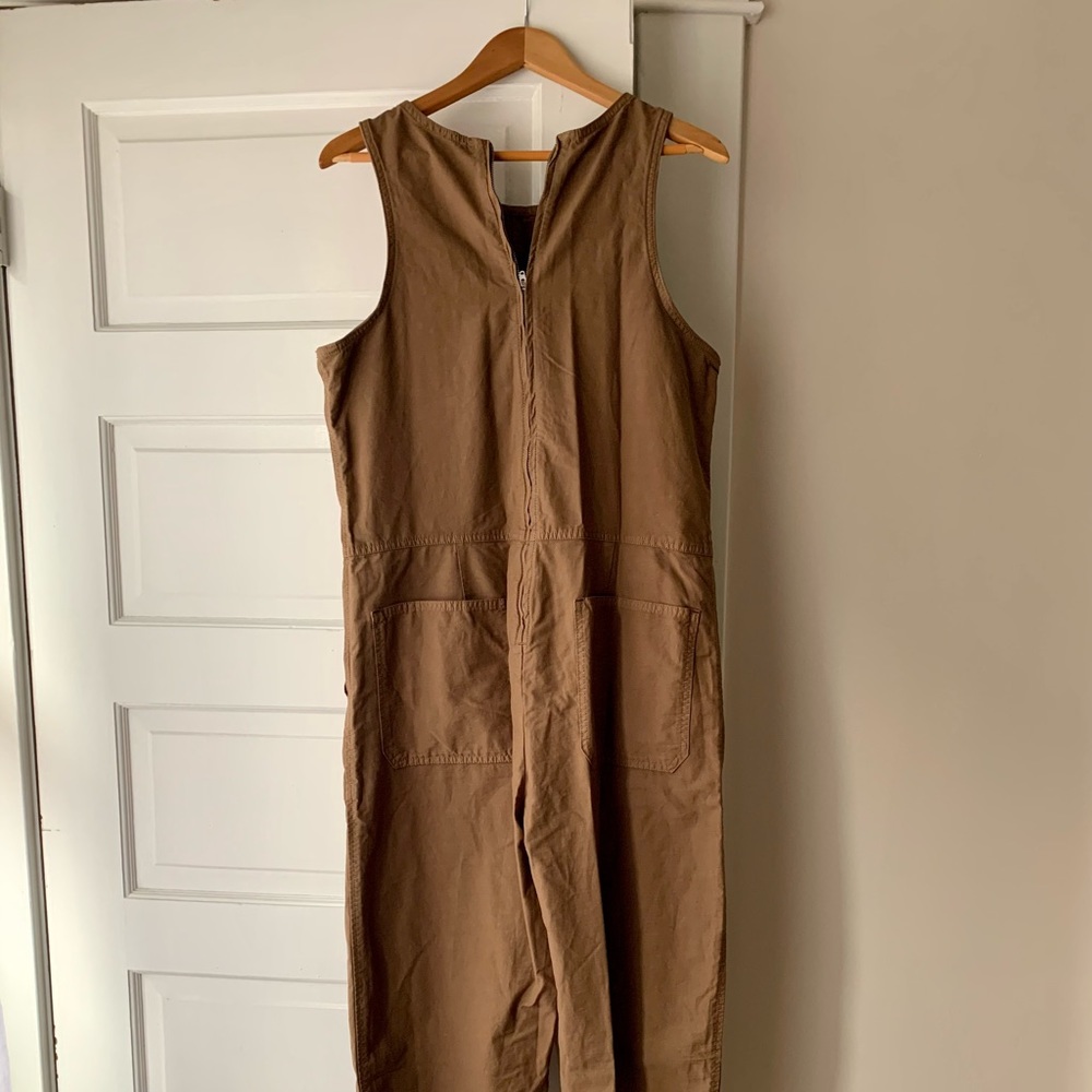 Everlane The Fatigue Jumpsuit in Walnut